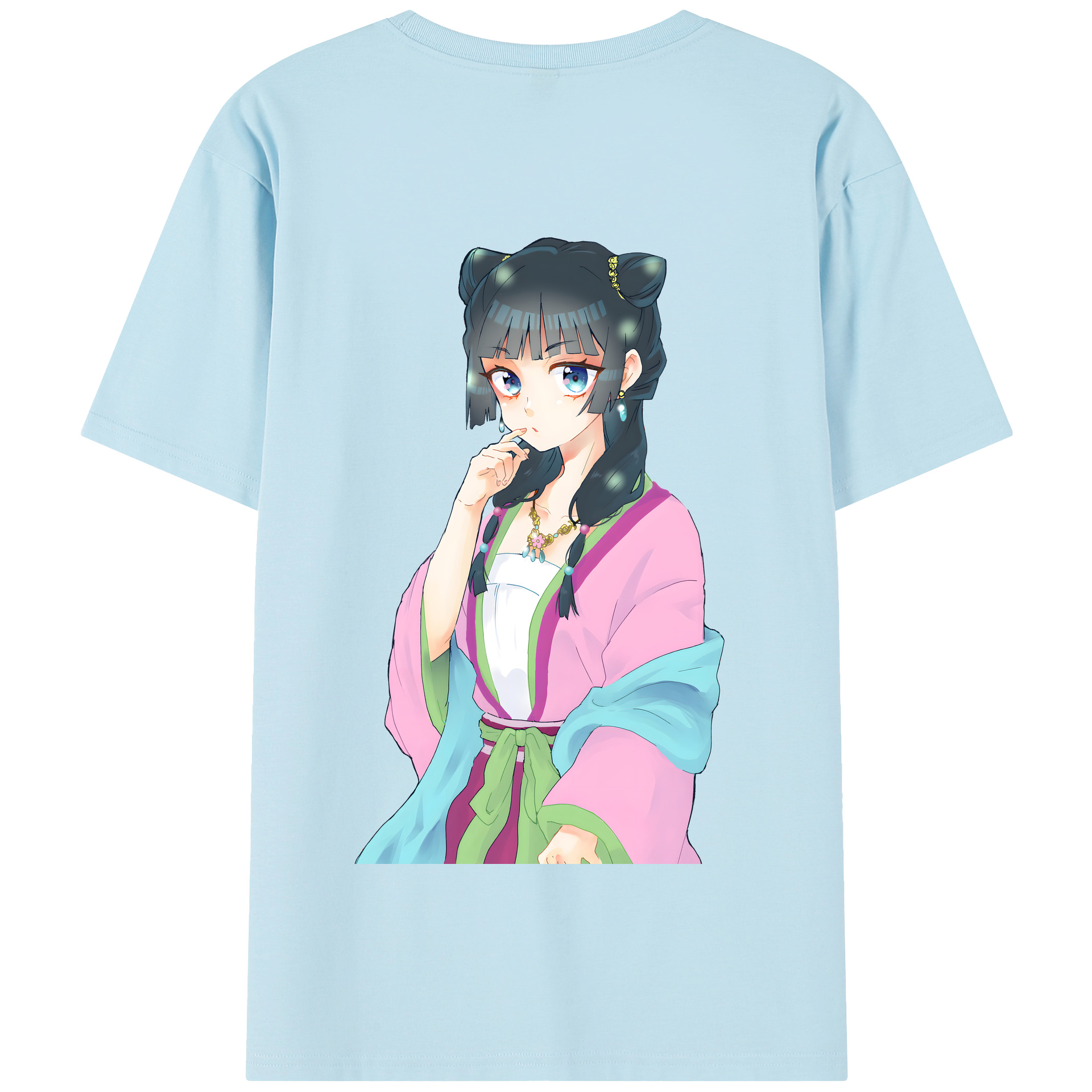 （画像用） 薬屋のひとりごと The Apothecary Diaries 綿100％半袖Tシャツ（背面プリント）